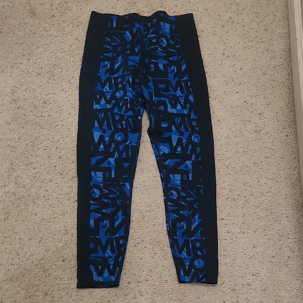 Sweaty Betty Power Leggings in Blue and Black